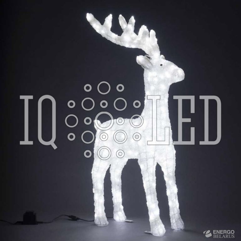 Олень 3Dбелый 160x83x77, 24V