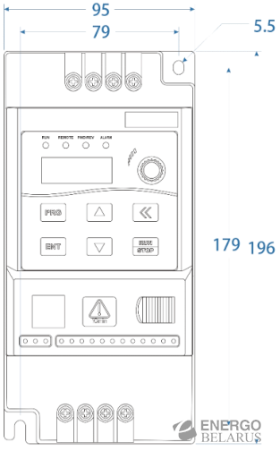 Преобразователь частотный Wecon VM-4T004, 5.5 кВт