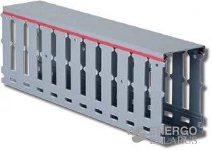 Короб перфорированный, серый RL12 40x80 (00149RL)