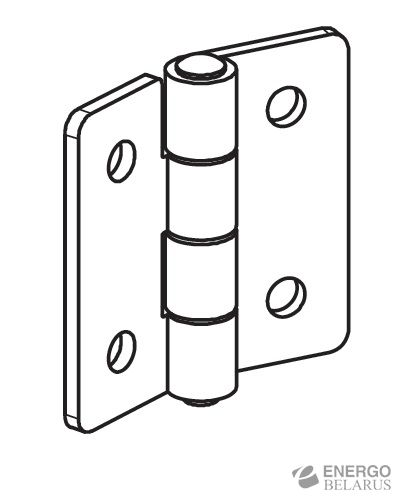 Петля накладная Essentra (Mesan) 799-6-F-1