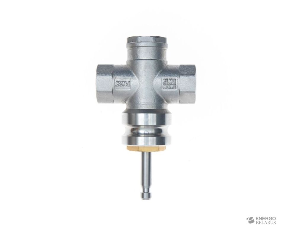 Клапан регулирующий VRB-2R с внутренней резьбой PN25, DN50, Kvs 30 м³/ч, двухходовой, седельный, нержавеющая сталь 065Z0240R
