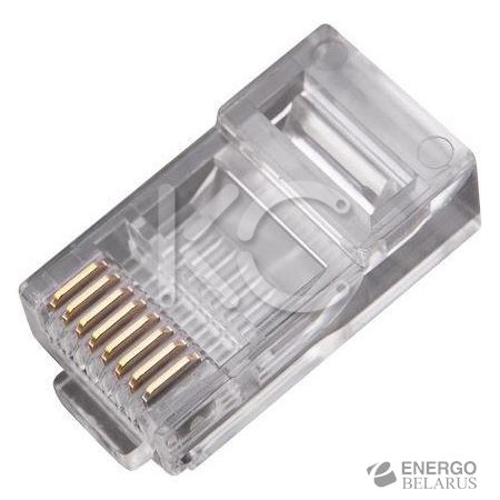 Разъем RJ45 8P8C кат.5E UTP (уп./100шт) 05-1021-3