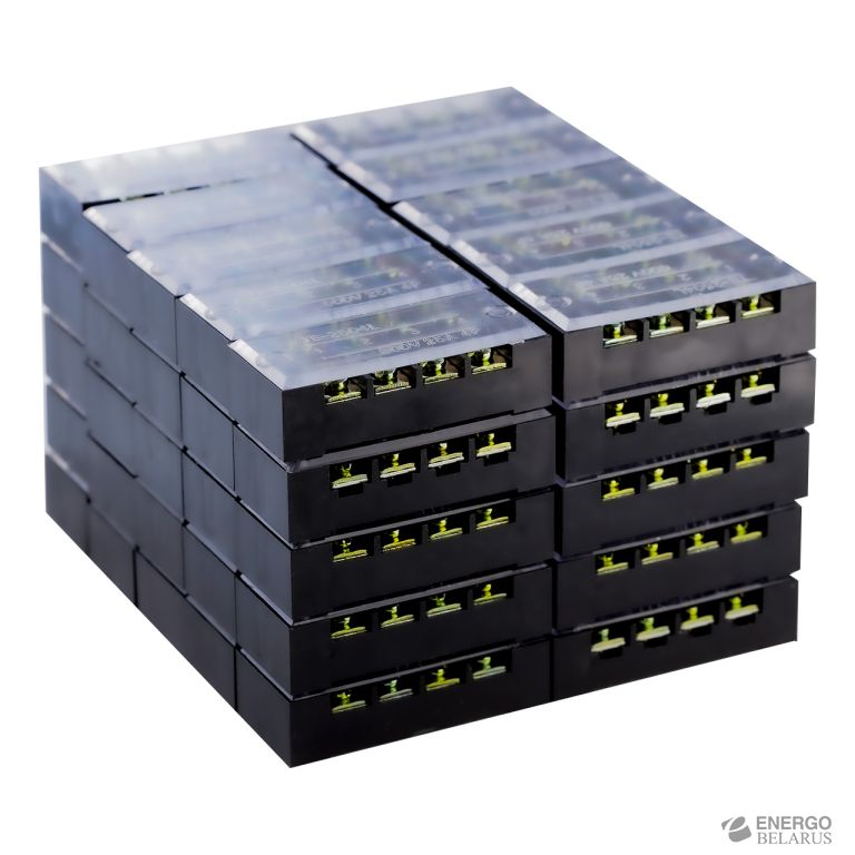 Терминал клеммный TB-0325 до 4,5 мм2 25A 4 клеммные пары, Smartbuy