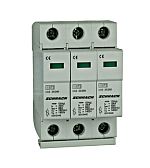 Разрядник TII/C 3 полюса, 3х20кА/280V, класс II(С) в комплекте с гнездом