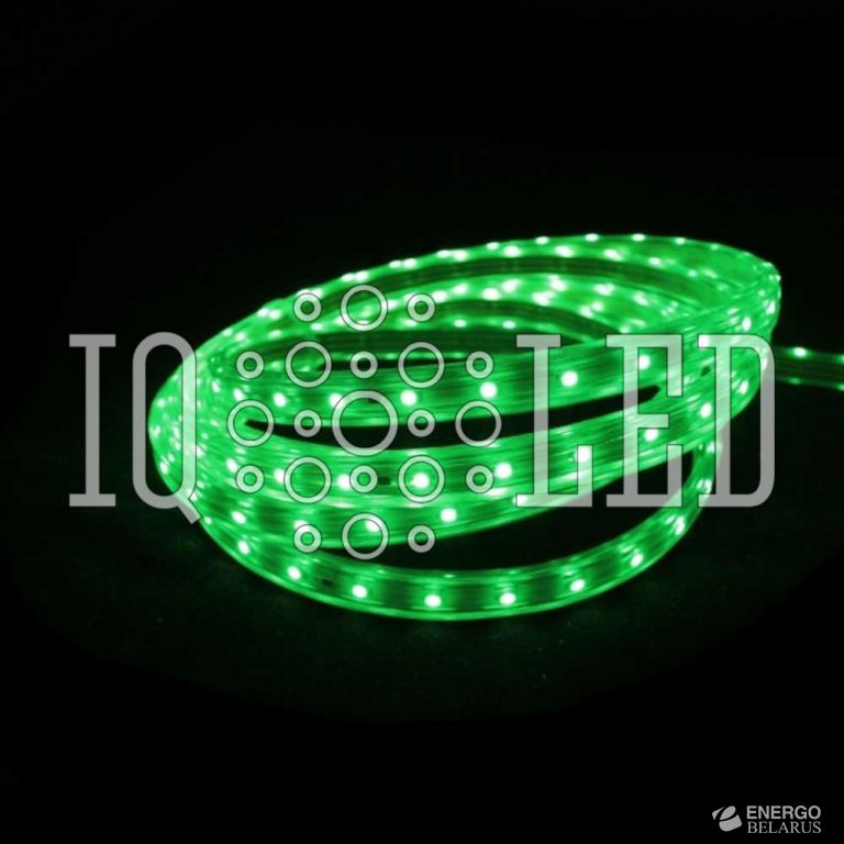 Лента 220В (тэйп-лайт) 100M , зеленый