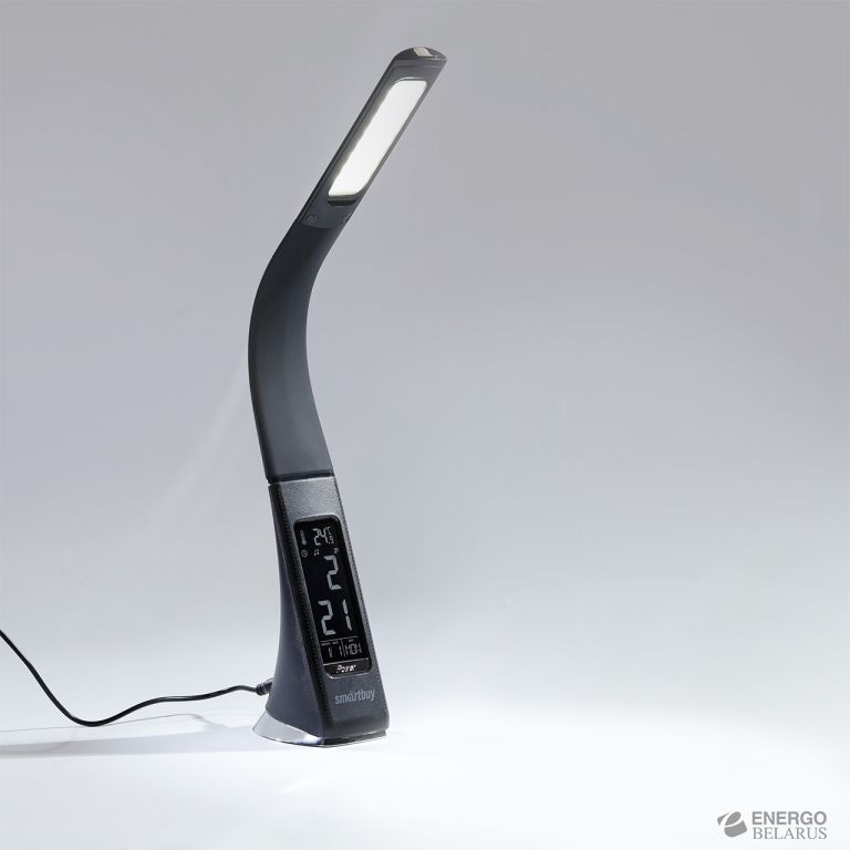 Светодиодный настольный светильник Наяда, 7 Вт, черный (LED), Smartbuy