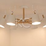 Светильник светодиодный потолочный Астерия MMD-LED A077-3-6xE27, белый, Home Light