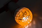 Лампа строб 411-121 E27, D50mm,  оранжевая  NEON-NIGHT
