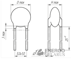 Терморезистор РТС-Л