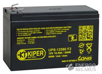 Аккумуляторная батарея Kiper UPS-12580 F2 12V/10.5Ah