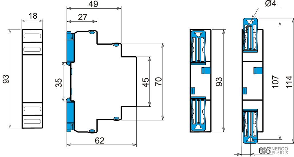 Реле ЕЛ-11М-15 AC110В УХЛ4