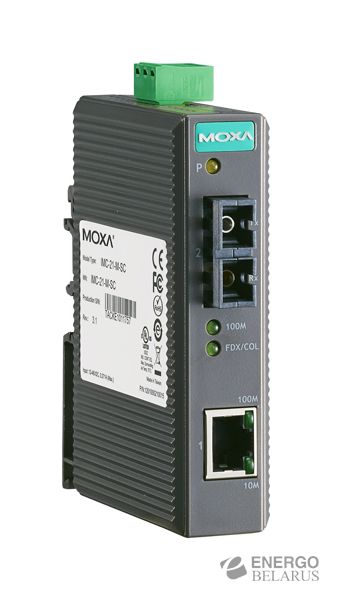   MOXA IMC-21-M-SC Ethernet 10/100BaseTX  100BaseFX ( ,  SC, 1300 ,  5 ),   , -10...+60