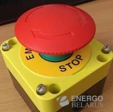 Кнопка грибковая с фиксацией PPFN1R6N d60 RED IP65