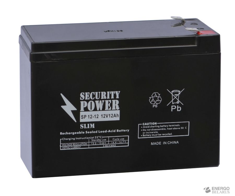   Security Power SP 12-12 F2 12V/12Ah Slim