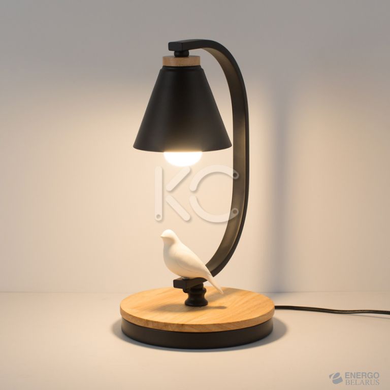 Светильник светодиодный настольный Астерия MMD-LED E014-4-1xE27, черный, Home Light
