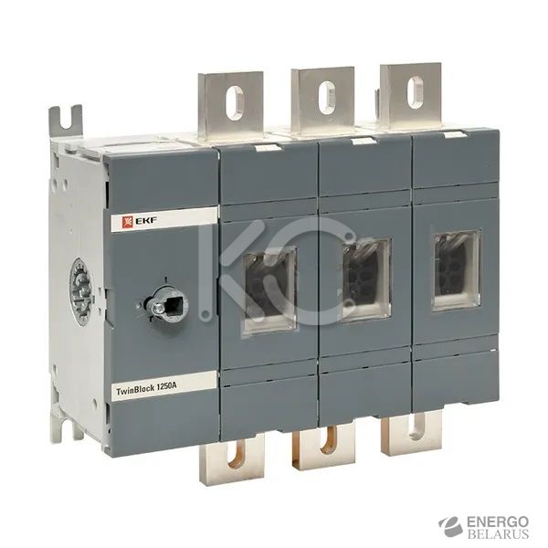 Рубильник 1250A 3P без рукоятки управления TwinBlock EKF PROxima
