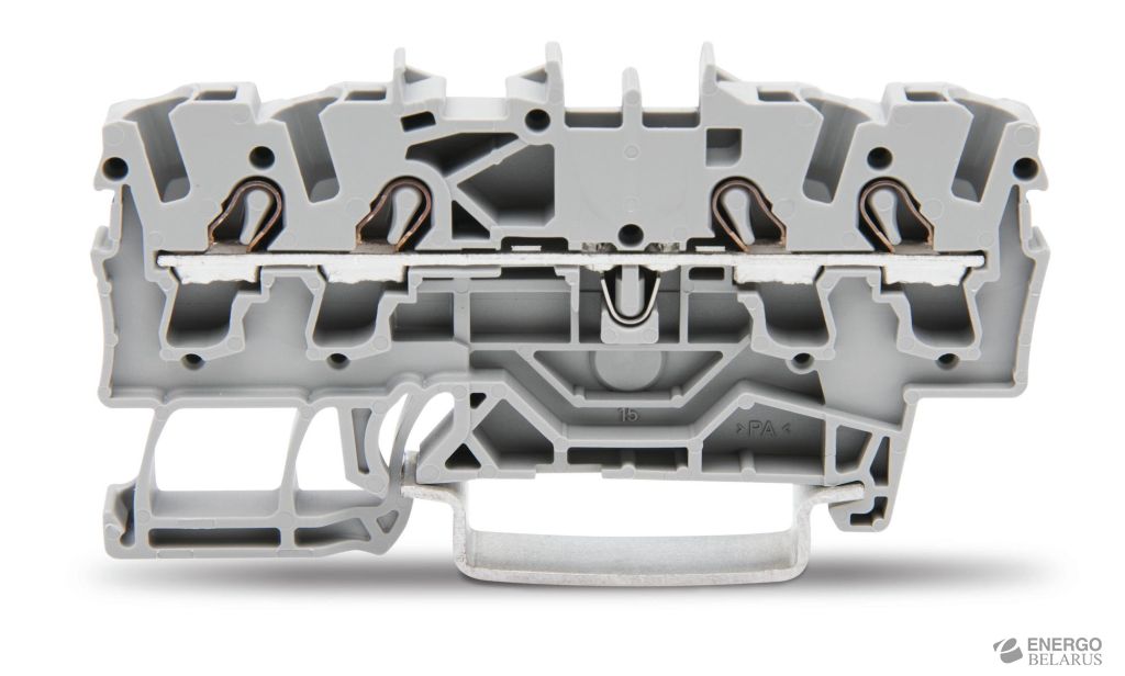 Клемма проходная WAGO 2002-1401 (серая)