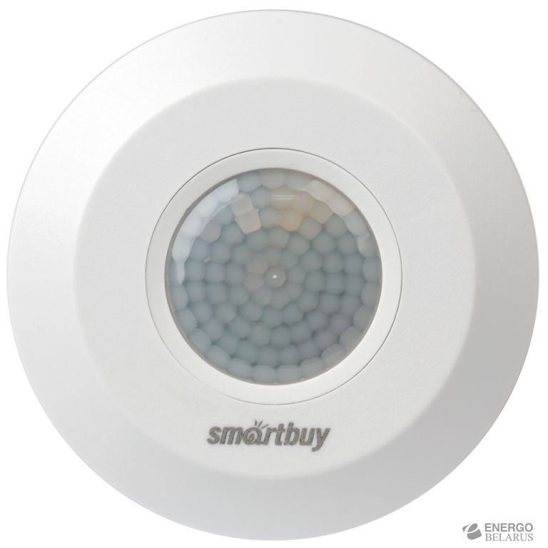 Датчик движения инфракрасный Smartbuy, потолочный 800Вт, до 4м IP20