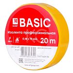 Изолента (0,18х19мм) (20м.) желтая EKF