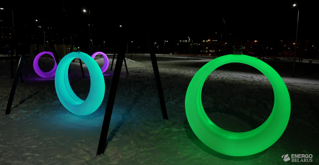 Качели с перголой