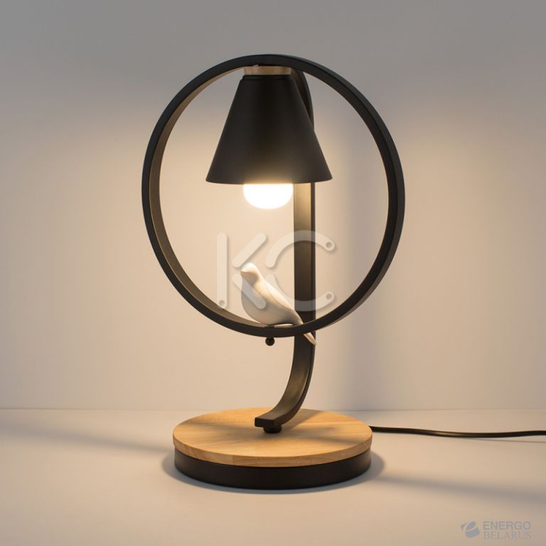 Светильник светодиодный настольный Астерия MMD-LED E013-4-1xE27, черный, Home Light